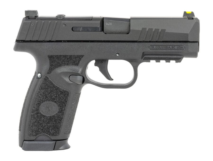 FN 66-102378 309 MRD 9mm Luger 20+1 16+1 3.80" Black Target Crown Barrel, Black Stainless Steel Optic Ready/Serrated Slide, Black Polymer Frame w/Picatinny Rail, Textured Grip Shield, RMS/DPP Footprin