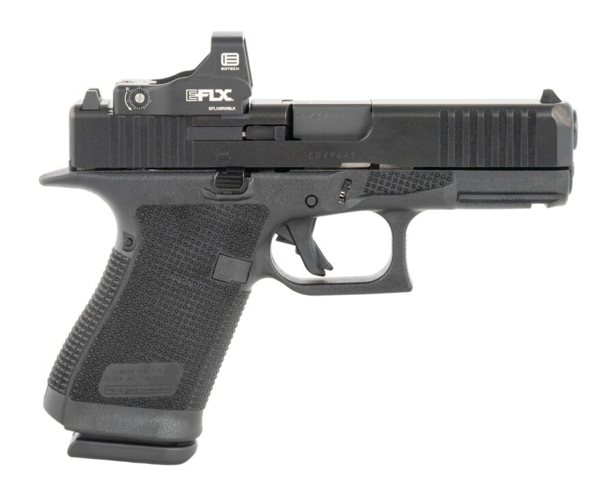 Glock P6195E203 G19 Gen6 w/EOTech 9mm Luger 15+1 4.02" Threaded Barrel, Steel Optic Ready/Serrated Slide, Polymer Frame w/Accessory Rail, Interchangeable Backstrap Grip, Ambidextrous