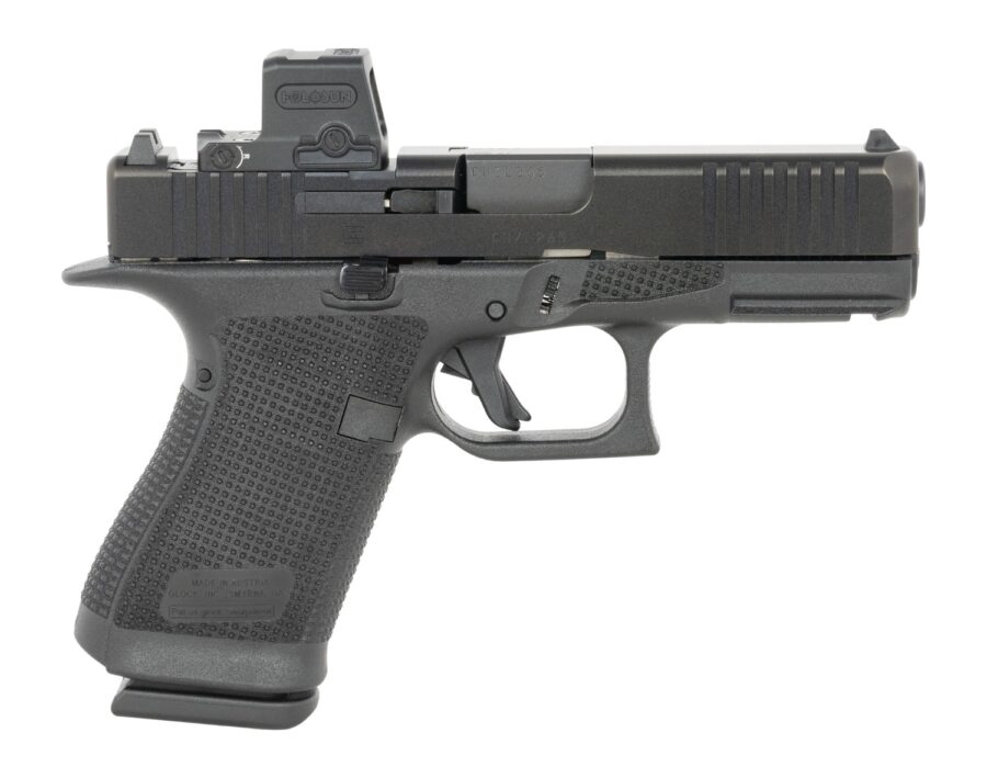 Glock P61950203H2 G19 Gen6 w/Optic 9mm Luger 15+1 4.02" Black Steel Barrel & Serrated w/Optic Slide, Black Polymer Frame w/Accessory Rail, Interchangeable Backstrap Grip, Ambidextrous