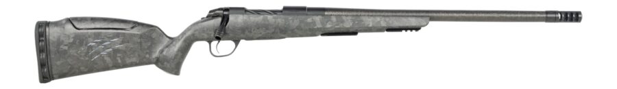 Fierce Firearms CT Rage LR Full Size 7mm BC 3+1 18" Carbon Fiber Match Grade Threaded Barrel, Black Cerakote Titanium Drilled & Tapped Receiver, Picatinny Rail Forend, Carbon Matrix Push Button Adj C