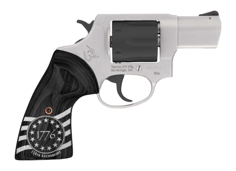 TAURUS 856 38 SPL 3IN BARREL 6RD SS/BLACK BLK CYL 1776 250TH ANN 2-85635-US3