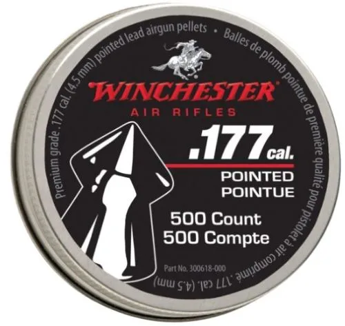 WINCHESTER 177 POINTED PELLET - 500CT