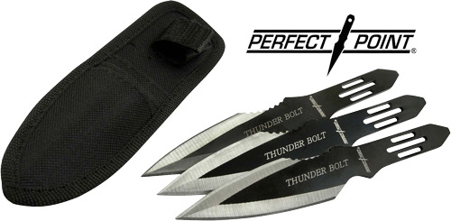 MC PERFECT POINT 6.5" SPEAR - POINT THROWING KNIVES 3-PACK