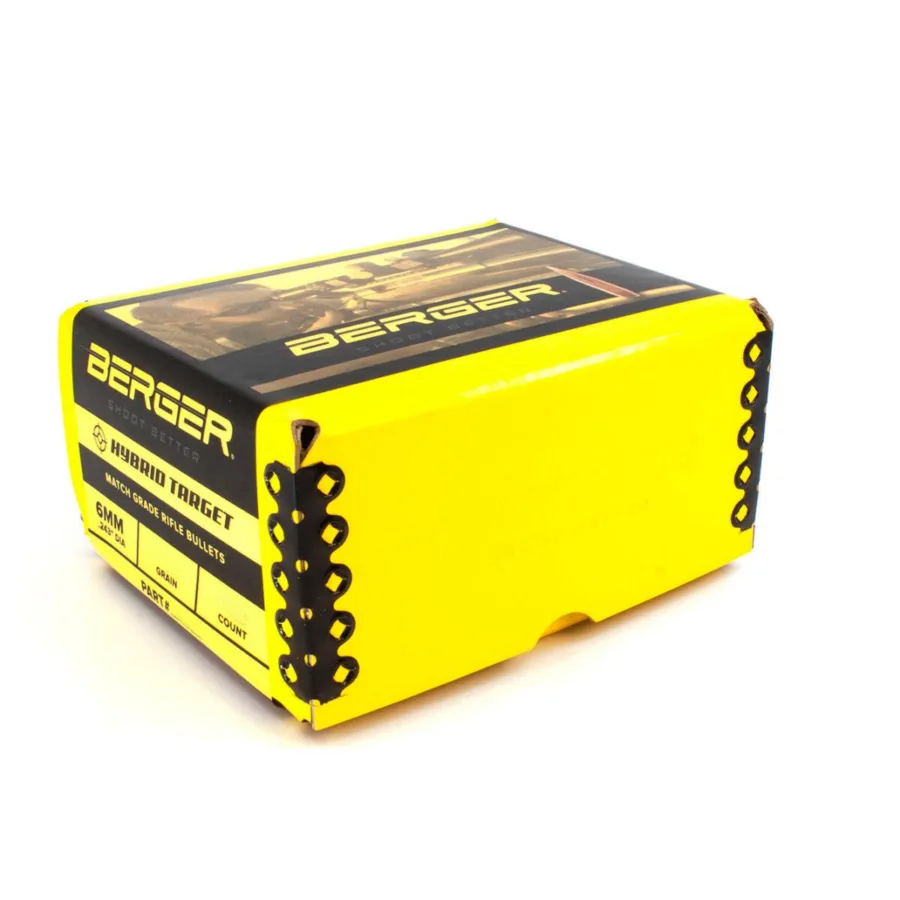 Berger Long Range Hybrid Target Bullets - 6mm 120gr OTM 500/ct