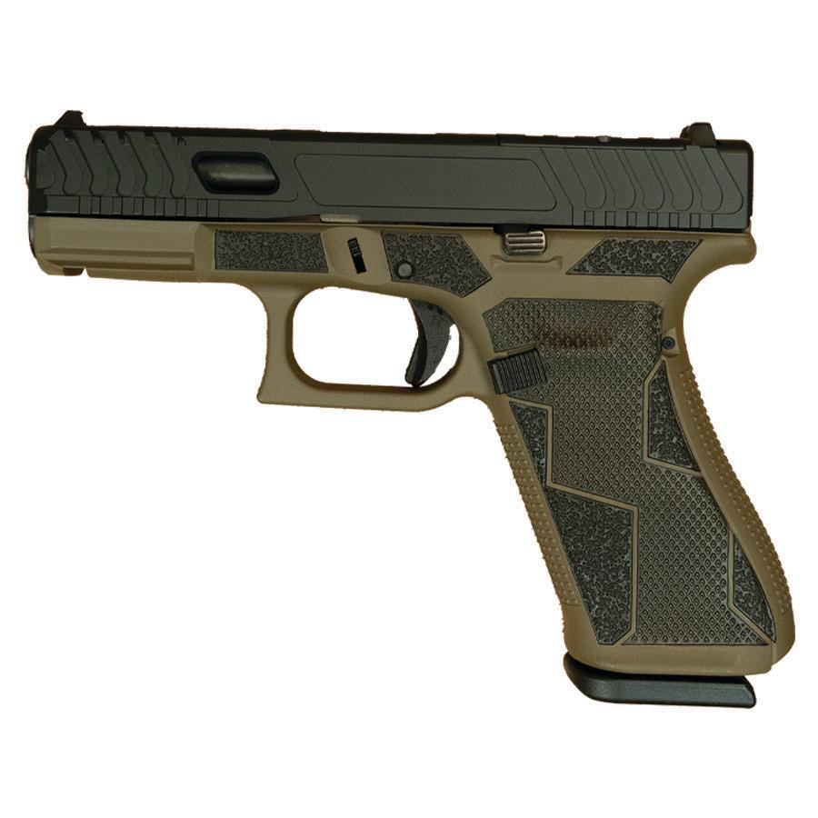 Glock V-Series Model 45 Handgun 9mm Luger 17rd Magazines (3) 3.7" Barrel Kavorka Cerakote FDE Austria