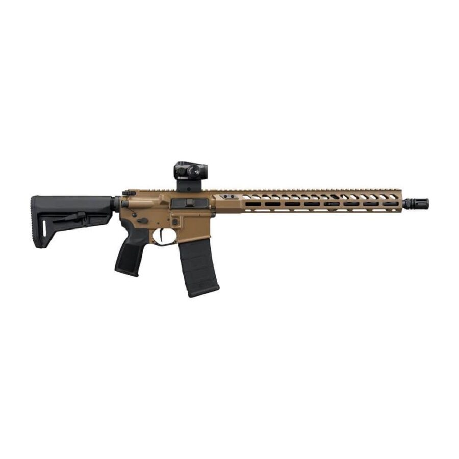 Sig Sauer M400 Forge FDE Rifle 5.56 NATO 30rd Magazine 16" Barrel ROMEO-MSR GEN II Adjustable Stock M-LOK Handguard
