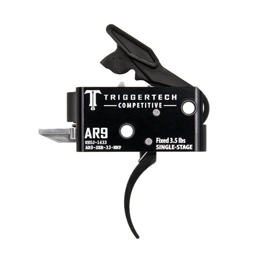 TriggerTech AR-9 Competitive Single Stage Rifle Trigger 3.5 lbs Curved