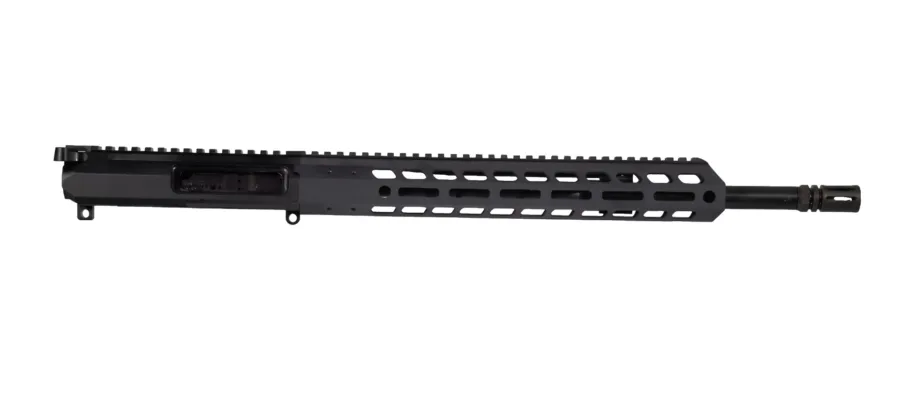 Wraithworks Billet Slick Side Aluminum Complete Upper Receiver - Black | .223 Wylde | 16" Barrel | 13.3" M-LOK Handguard