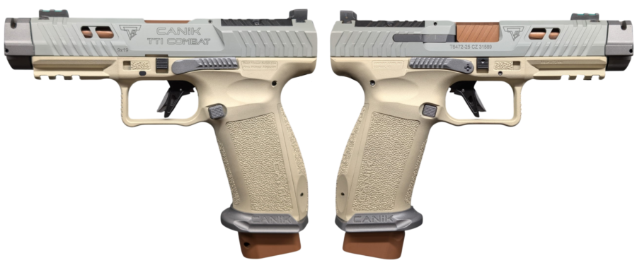 CENTURY CANIK TTI COMBAT HONEYBADGER 9MM PISTOL 4.6" 2-18RD