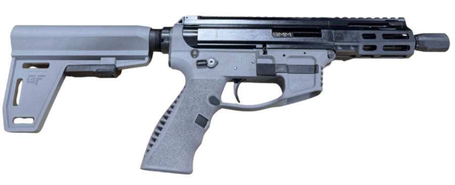 GFORCE ARMS JAWBONE 9MM 5" BRL 33+1 RD MAG TACTICAL GRAY ORION EXCLUSIVE