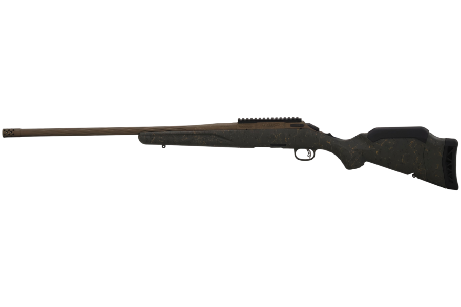 RUGER AMERICAN G2 PRED WILDERNESS TOPO 350 LEGEND RIFLE 22" SPIRAL FLUTED, BRNZ/GRN SPLATTER 5RD MAG