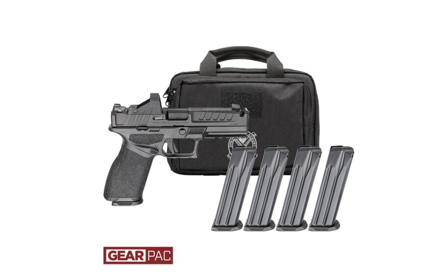 SPRINGFIELD ARMORY ECHELON 4.0C COMP CMPCT 9MM PSTL U DOT GEAR PAC VRDIAN RFX11,BAG,4MAGS CALI COMP