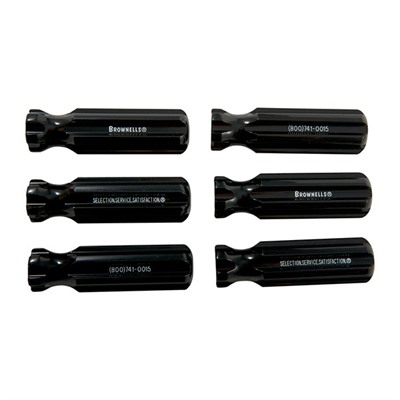 MOLDED PLASTIC TOOL HANDLE, L5 MODEL, BLACK, 6 PACK