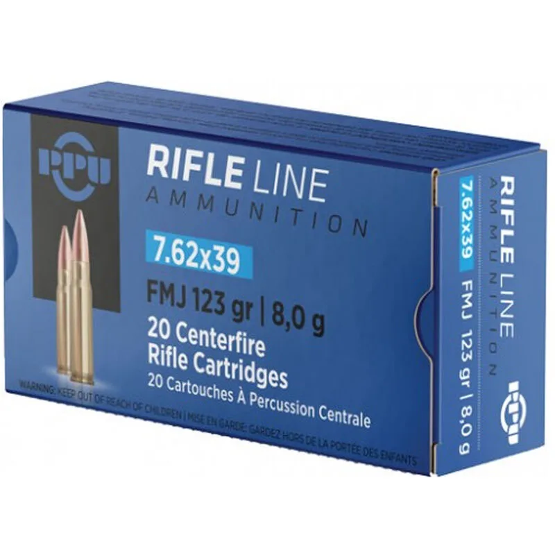 7.62x39 FMJ 123gr