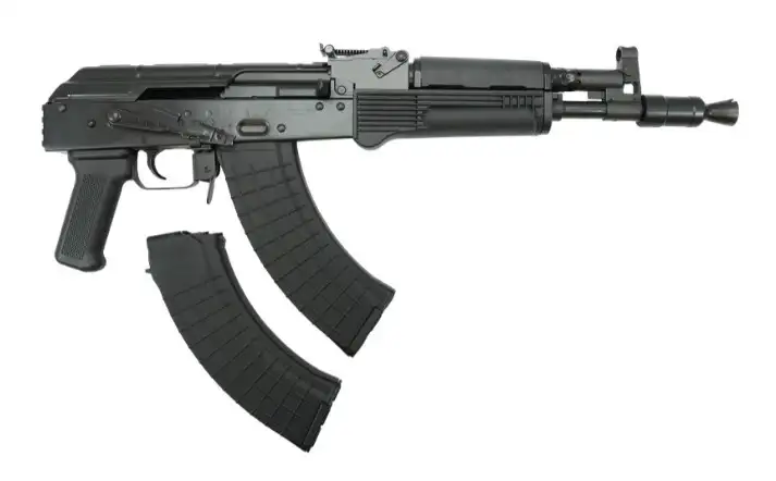 PIONEER ARMS MICRO HELLPUP AK-47 HGA 7.62X39 7IN BBL.FRGD TRUN WOOD HG 2-30RD REAR PIC RAIL