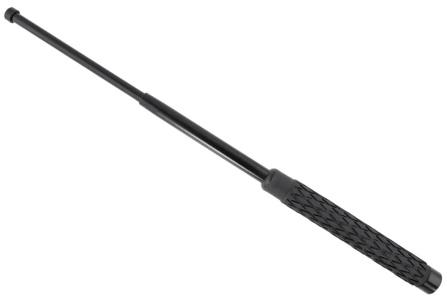 Uzi Accessories IMPEXP21 Civilian Protection Issue  21" Expandable Black HRC 15/16 Steel Black Textured Includes Sheath