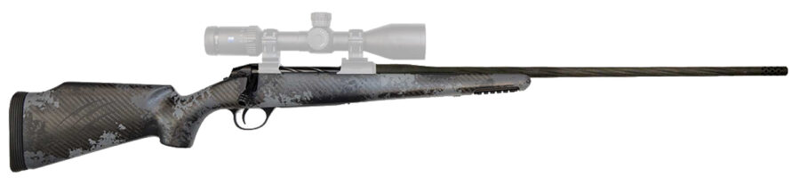 Fierce Firearms FRG338LAP26BU Twisted Rage  338 Lapua Mag Caliber with 3+1 Capacity, 26" Twisted Barrel, Black Cerakote Metal Finish & Urban Camo Fixed Fierce Tech C3 Stock, Right Hand (Full Size)