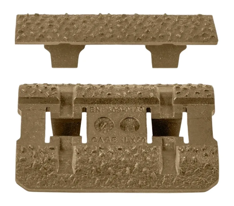 Magpul MAG603MCB Rail Covers Type 2 Black Aluminum