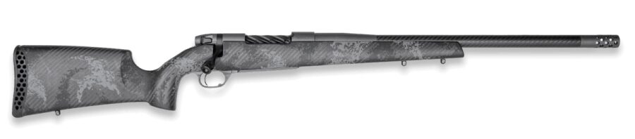 Weatherby MLC01N25RWR4B Mark V Live Wild Carbon 25 WBY RPM 4+1 22" Carbon Gray Cerakote Carbon Fiber Threaded Barrel, Steel Drilled & Tapped Receiver, Exposed Carbon w/Black & Gray Sponge Accents Fixe