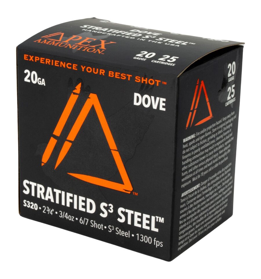APEX AMMO ED20S-67   20G 2.75   3/4          25/10