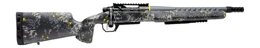 Horizon Firearms HRF-VRF-308W-13R Venatic Riff SBR 308 Win 13" Porsche Grey Rattler Threaded Barrel, Black DLC Steel Receiver w/Picatinny Rail, Arca Rail Forend, Carbon Flash Iota EKO Carbon Fiber Sto