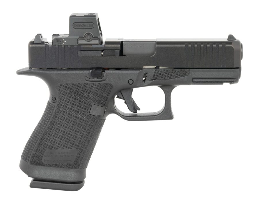 Glock P61950201H2 G19 Gen6 w/Optic 9mm Luger 10+1 4.02" Black Steel Barrel & Serrated w/Optic Slide, Black Polymer Frame w/Accessory Rail, Interchangeable Backstrap Grip, Ambidextrous