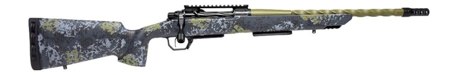 Horizon Firearms HRF-VE2-280A-22R Venatic 2 280 Ackley Improved 22" Sage Green Spiral Fluted Threaded Barrel, Black DLC Receiver w/Picatinny Rail, Arca Rail Forend, Artic Moss Iota EKO X Carbon Fiber