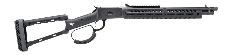 Rossi 920441613-TBRP R92  44 Mag 8+1 16.50" Black Cerakote Alloy Steel Threaded Barrel & Drilled & Tapped Receiver, Black Fixed Wood Stock