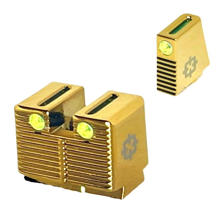 CROSS CRGST-GD      FIBER OPTIC TALL HGHT  GLK GLD
