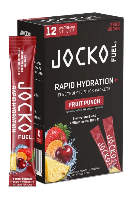 JOCKO 29281 RAPID HYDRATION POWDER FRUIT PNCH 6/12