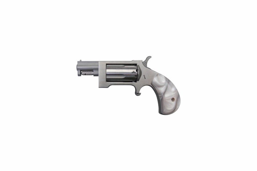 NAA SWING-OUT 22 WMR 1.5IN BARREL 5RD SS WHITE PEARL GRIP NAA-SW-GPW