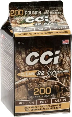 CCI MINI-MAG 22LR 40GR LEAD-RN - 1235FPS 200RD 10BX/CS