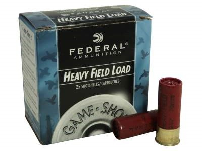 Federal 20 Gauge Ammunition Game-Shok Heavy Field H2028 2-3/4" 8 Shot 1oz 1165oz Case of 250 Rounds