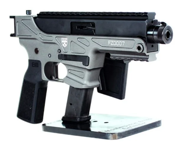 MPA DEFENDER K 9MM - 4.5" TB BLACK/GREY 30RD