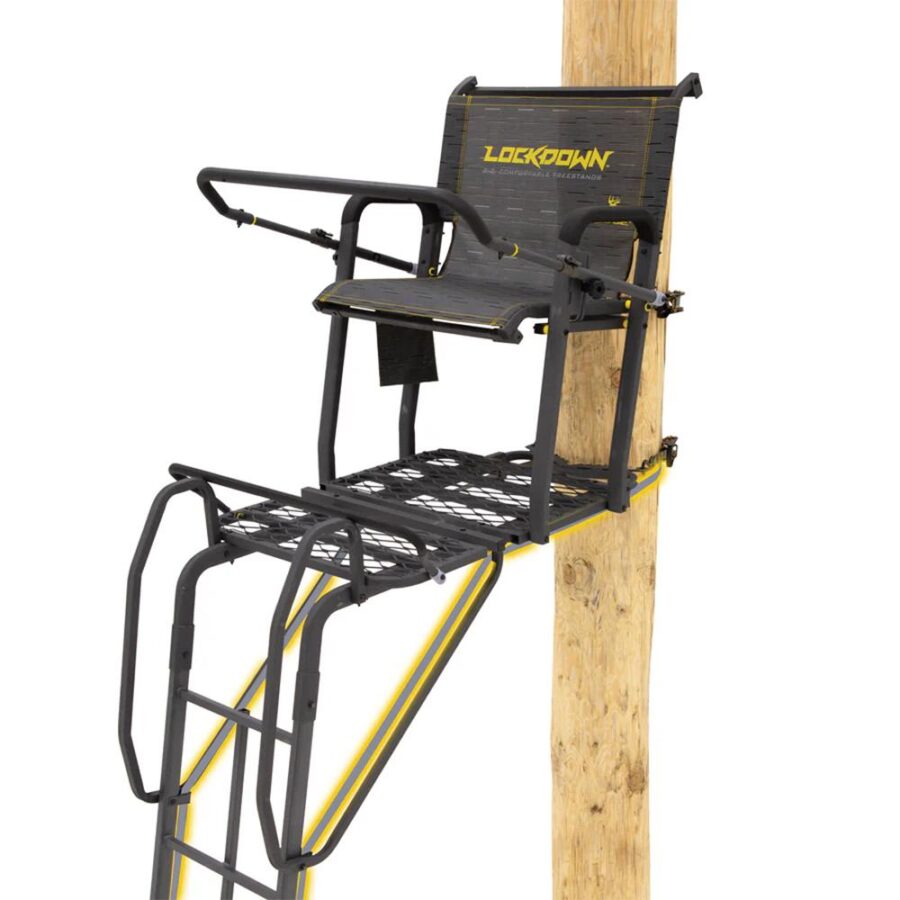 River's Edge Lockdown 1-Man Ladder Tree Stand 21ft Wide