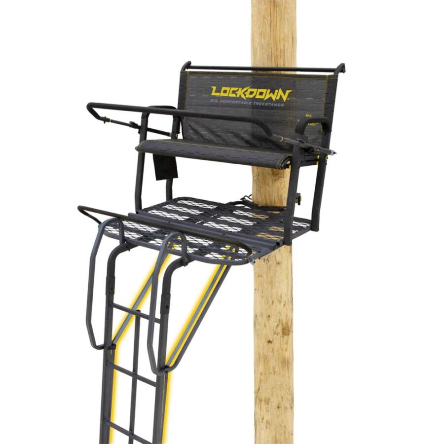 River's Edge Lockdown 2-Man Ladder Tree Stand 21ft Wide