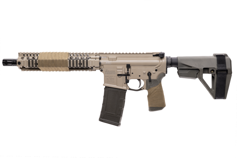 DANIEL DEFENSE MK18 ELITE 300BLK PISTOL 10.3" FDE/ODG SB TACTICAL BRACE 1-30RD MAG