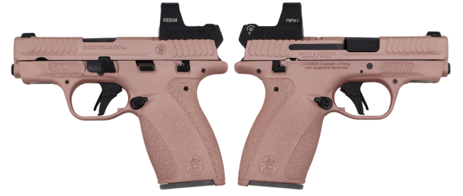 SMITH & WESSON BODYGUARD 2.0 M.S. W/ RFX1 ROSE GOLD OPTIC 380ACP PISTOL 2.75" 1-10RD 1-12RD