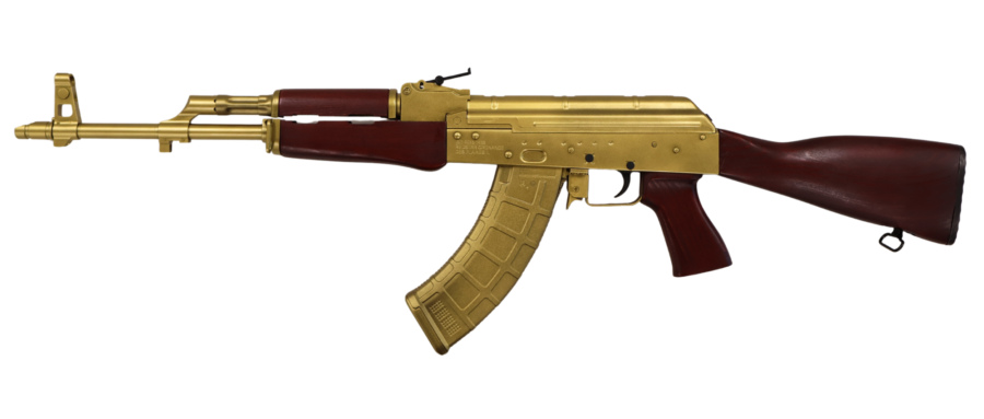 BSR47 Bulgarian AKM Pattern Rifle 7.62x39, Red Star Red/Gold Cerakote, 16.3" BRL, 30RD PMAG