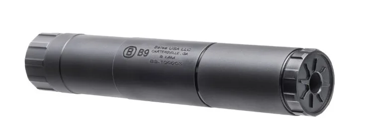 B9 Suppressor 9mm DT 1/2x28 Modular w/Pstn