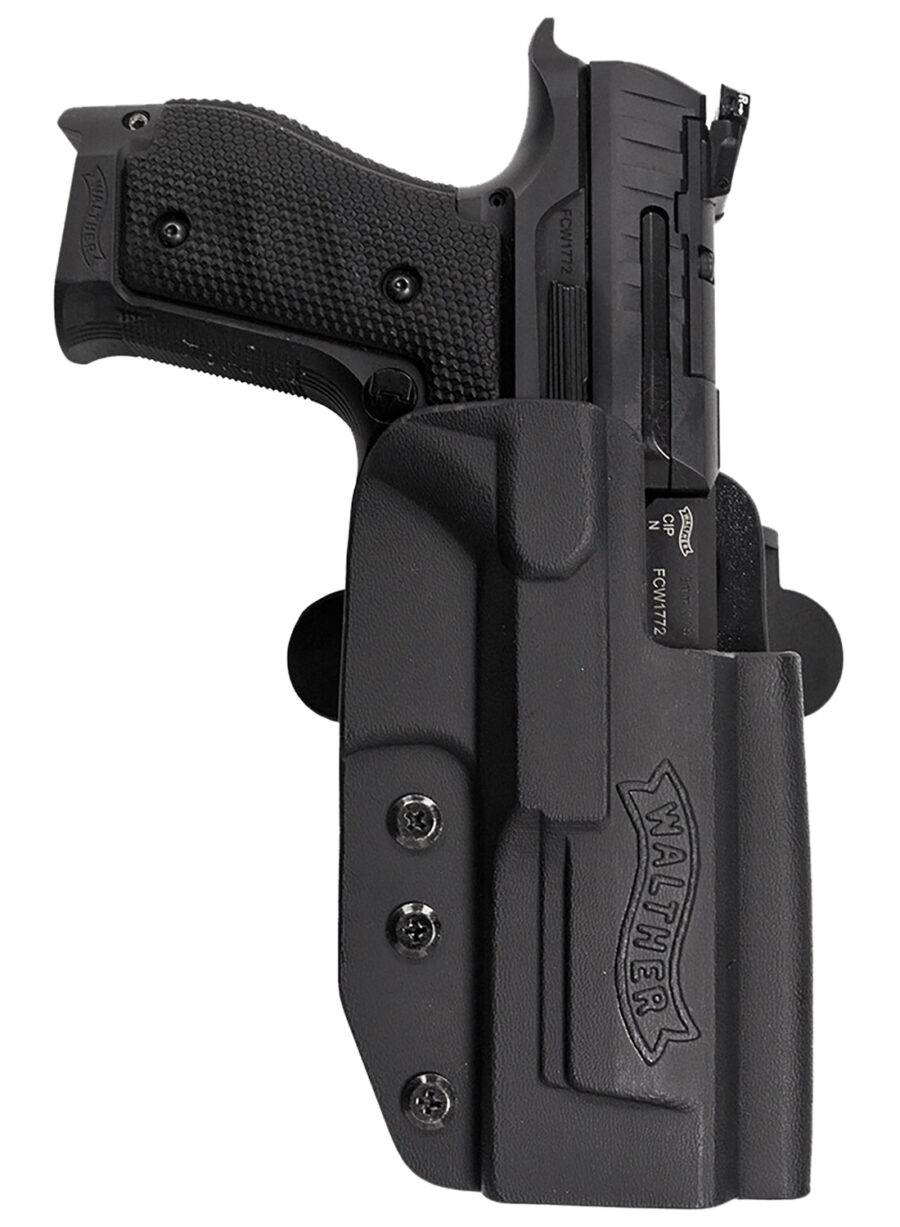 Walther Arms 5130217 PPQ  Q5 Match Steel Frame OWB Holster Black Kydex Belt Slide