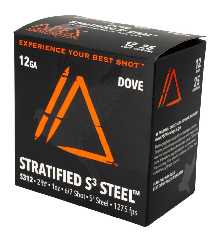 APEX AMMO ED12S-67   12G 2.75 1     6/7      25/10
