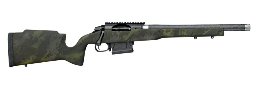 Proof Research 151341 Elevation MTR 6.5 Creedmoor 4+1 18" Carbon Fiber Match Grade Threaded Barrel, Black Receiver w/Picatinny Rail, Midnight Camo Proof Fixed Carbon Fiber Stock, Right Hand