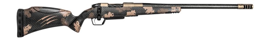 Fierce Firearms ROGSCMX22CM18BRS Carbon Mini Rogue XP 22 Creedmoor 3+1 18" Carbon Fiber Match Grade Barrel, Smoked Bronze Cerakote Steel Drilled & Tapped Receiver, Sonora Ambush Camo Adj Comb & BiPod