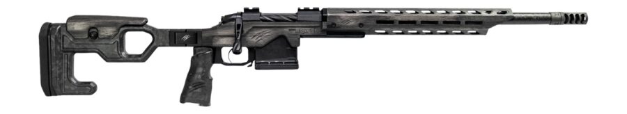 Fierce Firearms REPMT7PRC20DG Reaper MTN 2.0 7mm PRC 3+1 20" Carbon Fiber Match Grade Threaded Barrel, Distressed Gray Cerakote Titanium Drilled & Tapped Receiver, M-LOK Handguard, Magnesium Folding C