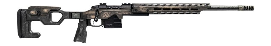Fierce Firearms REPMT300PRC22DB Reaper MTN 2.0 300 PRC 3+1 22" Carbon Fiber Match Grade Threaded Barrel, Distressed Bronze Cerakote Titanium Drilled & Tapped Receiver, M-LOK Handguard, Magnesium Foldi
