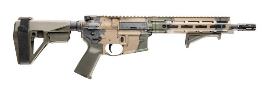 Cnc Firearms CNCDDMDCP Daniel Defense DDM4 V7P Sports South Exclusive 5.56 NATO 30+1 10.30" Black Phosphate Threaded Barrel, Aluminum Receiver w/Picatinny Rail, SBA3 Pistol Stabilizing Brace, Black Gr