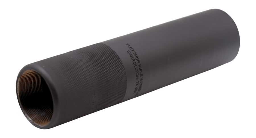 Fletcher Rifle Works PERM9TIBLK Permian 9mm 1.62" Black Titanium 1.375"x24