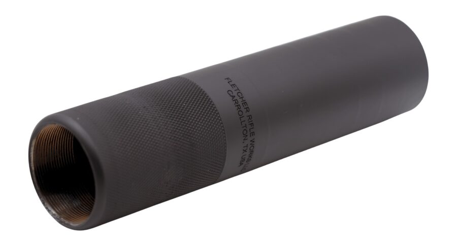 Fletcher Rifle Works PERM65TIBLK Permian 6.5mm 1.62" Black Titanium 1.375"x24