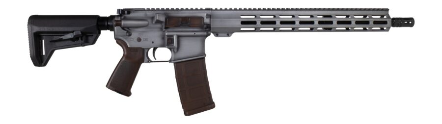 Shark Coast Tactical 300-169-1000-04 Pillager  5.56 NATO 30+1 16" Black Nitride Threaded Barrel, Aluminum Receiver w/Picatinny Rail, M-LOK Handguard, Magpul Collapsible Black Polymer Stock, Brown Magp